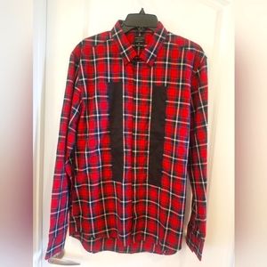 7 Diamonds Long Sleeve Button Down Shirt size L